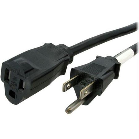 DYNAMICFUNCTION Startech   25 Ft Power Cord Extension - Nema 5-15R To Nema 5-15P DY689147